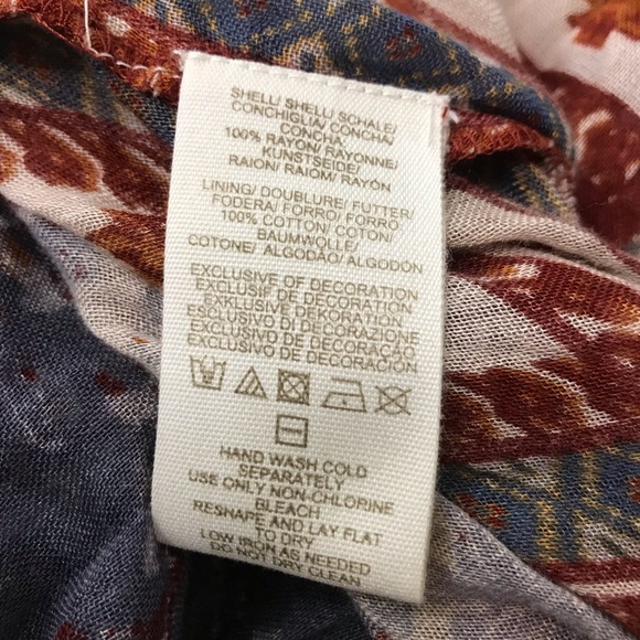 Free People Boho Prairie Dress M - Picture 6 of 6